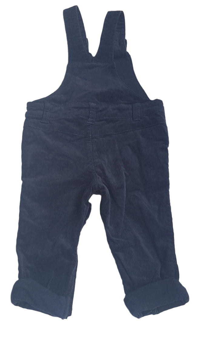 ÚJ NEXT SÖTÉTKÉK, VÉKONY BÉLELT KISFIÚ KORDBÁRSONY  NADRÁG 80 Main Image