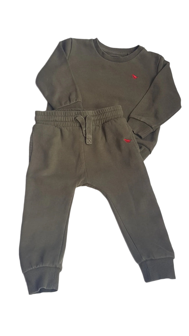 NEXT OLÍVAZÖLD KISFIÚ JOGGER SZETT  86 Hover Image