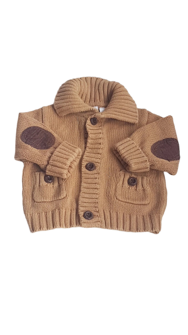 BABY GAP KÖTÖTT KISFIÚ MINŐSÉGI  KARDIGÁN   56-62 Hover Image