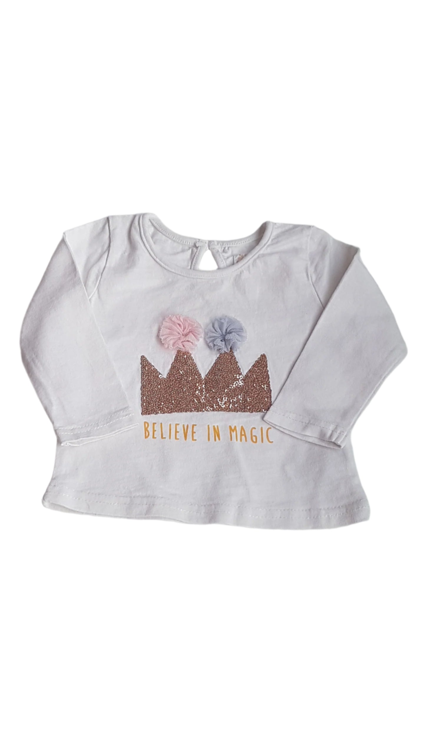 PRIMARK  CSILLÁMPOROS KISLÁNY FELSŐ 74