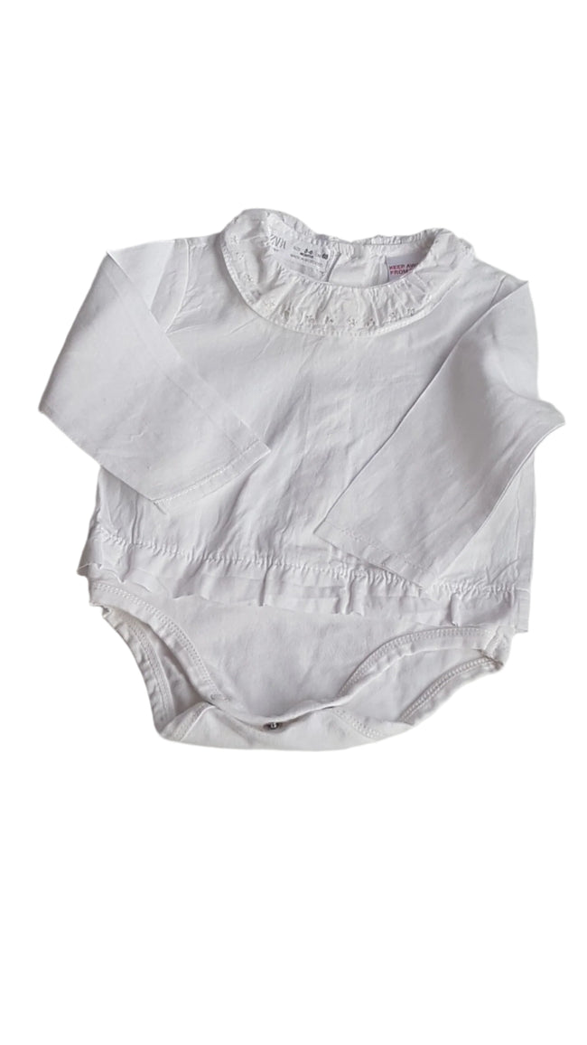 ZARA EXTRA MINŐSÉGŰ KISLÁNY BLÚZ-BODY  68 Hover Image