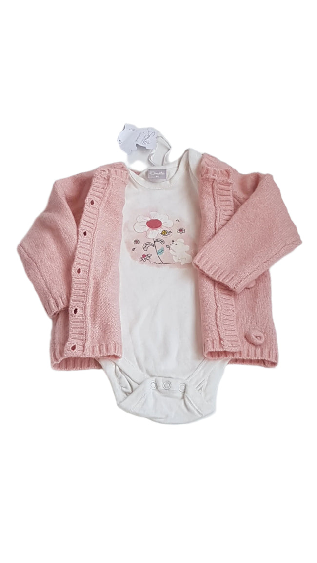 CÍMKÉS SMILE PRÉMIUM MINŐSÉGŰ , WELLSOFT KISLÁNY SZETT   68 Main Image