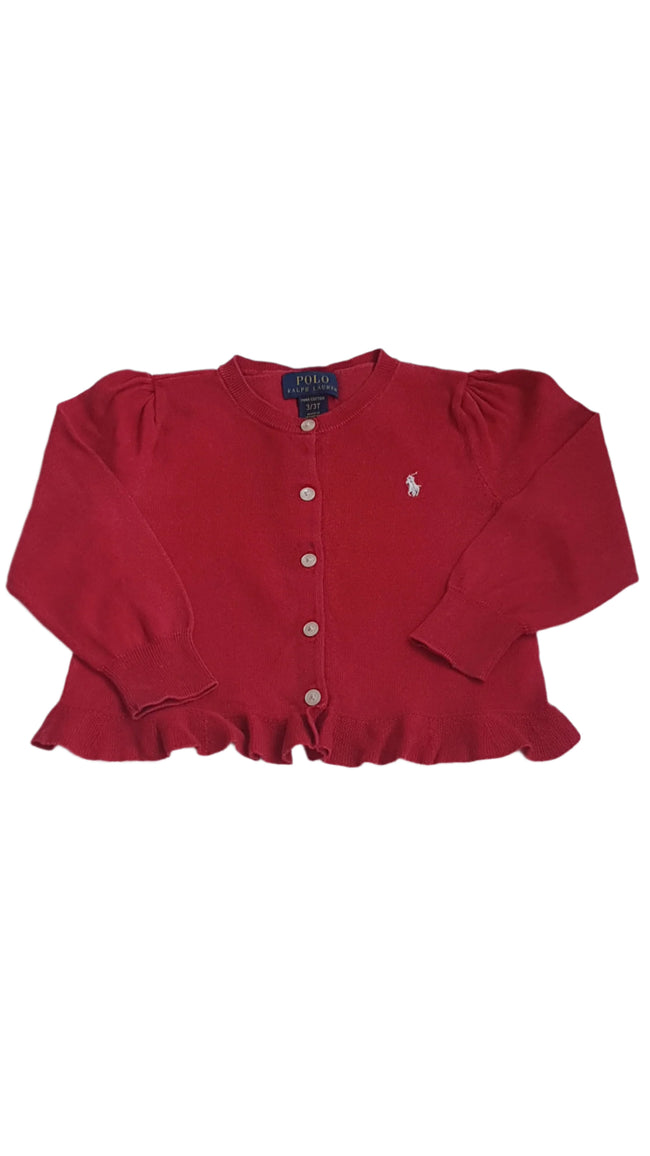 RALPH LAUREN FODROS KISLÁNY KARDIGÁN 98 Hover Image