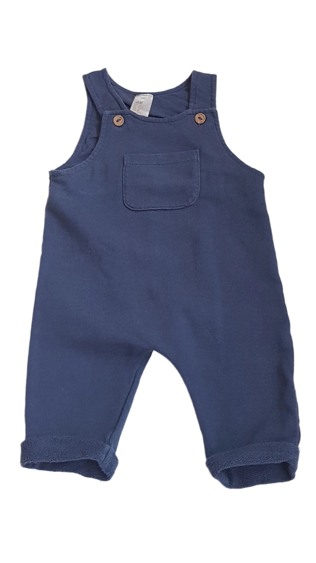 H&M  SÖTÉTKÉK, KANTÁROS KISFIÚ NADRÁG  68 Hover Image