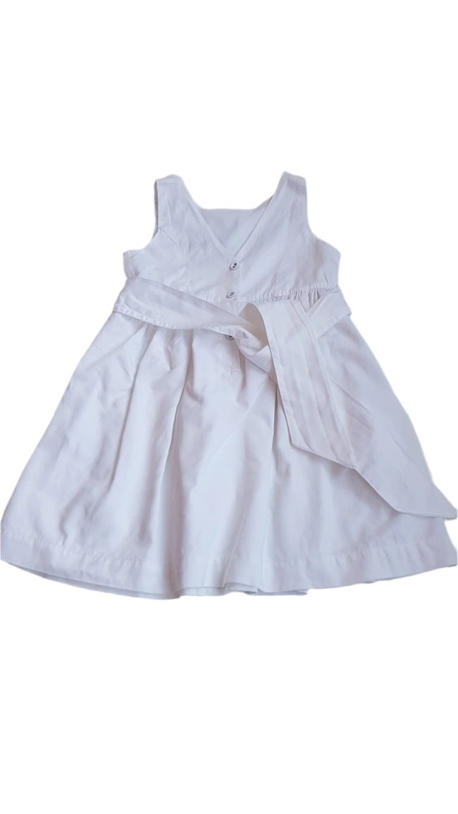 VERTBAUDET  FEHÉR , CSINI KISLÁNY RUHA  104 Hover Image