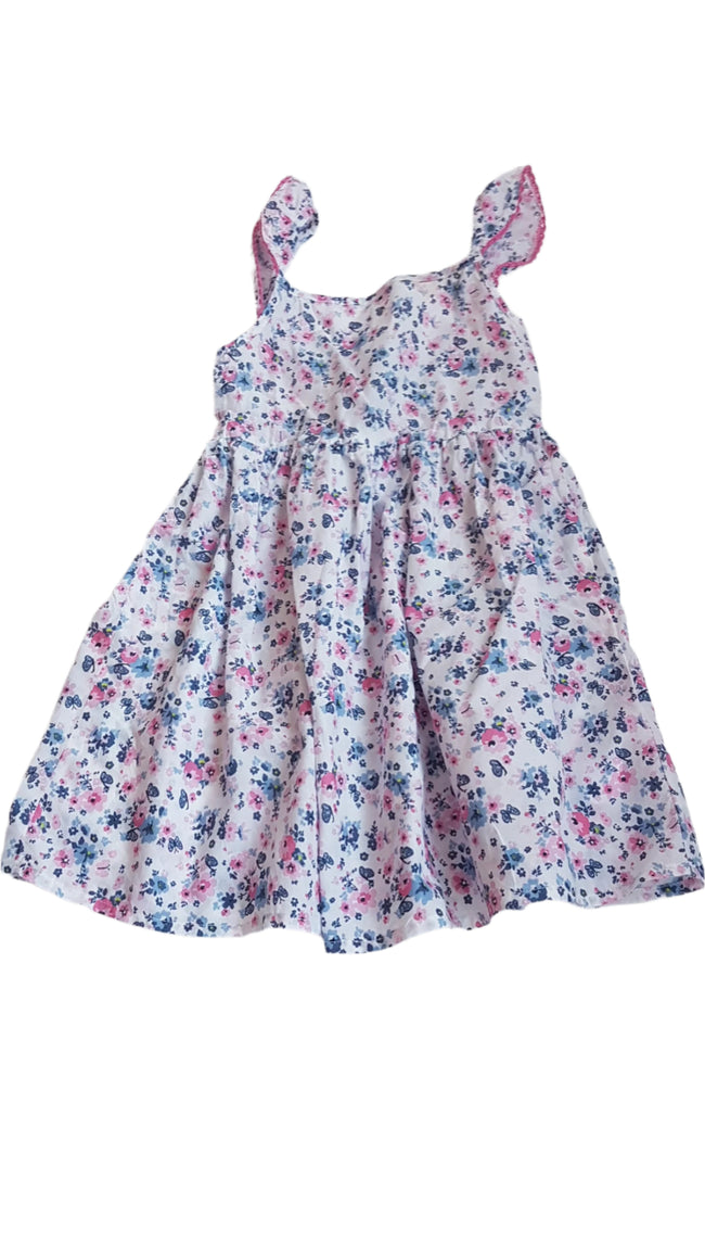 PRIMARK APRÓ VIRÁGOS, LENGE KISLÁNY RUHA  104-110 Hover Image