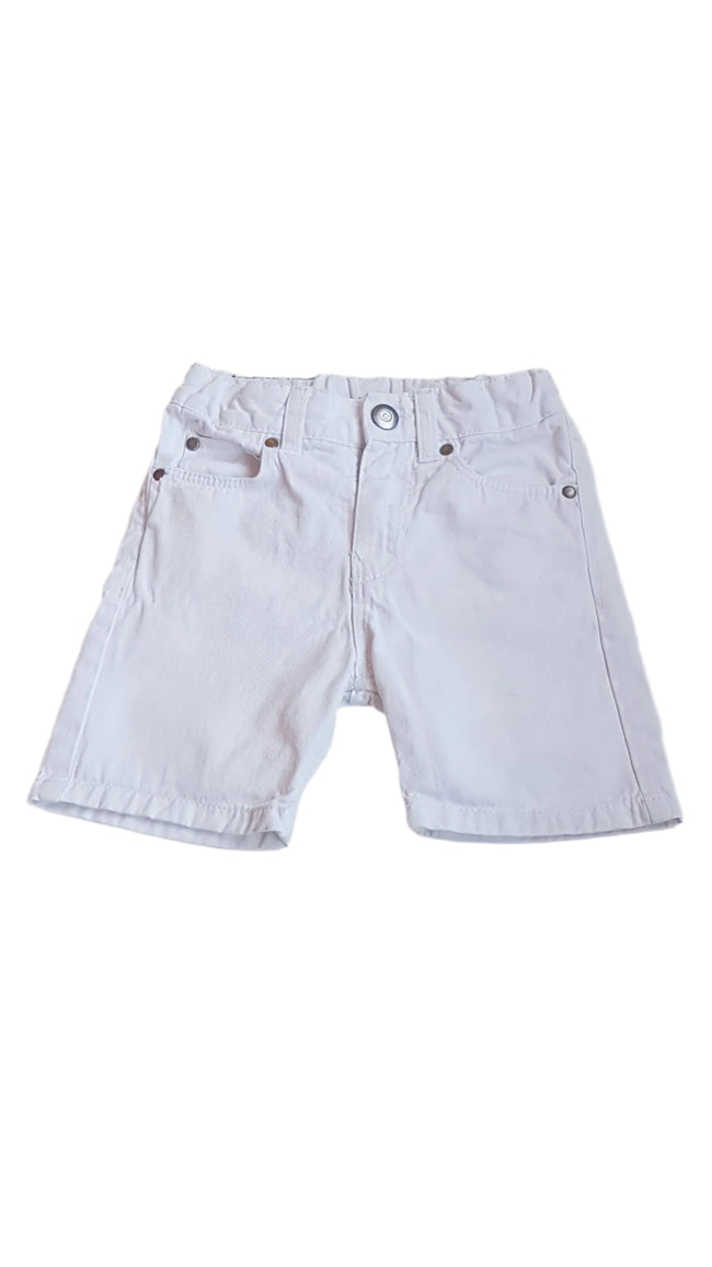 H&M FEHÉR, FARMER  KISFIÚ  RÖVIDNADRÁG  92 Hover Image