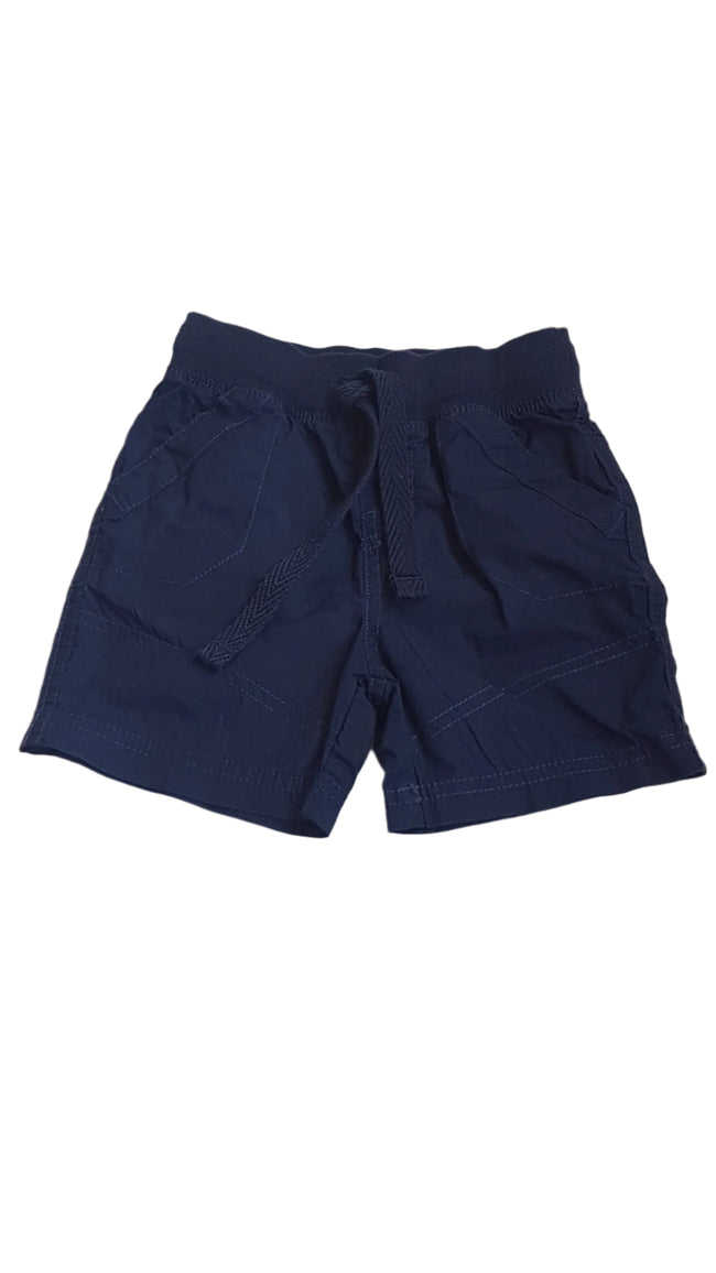 M&S SÖTÉTKÉK KISFIÚ RÖVIDNADRÁG   92 Hover Image