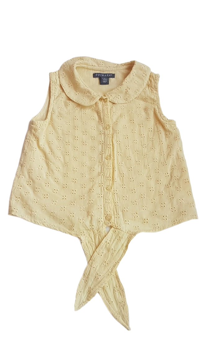 PRIMARK MADEIRÁS, SÁRGA KISLÁNY BLÚZ  116 Hover Image