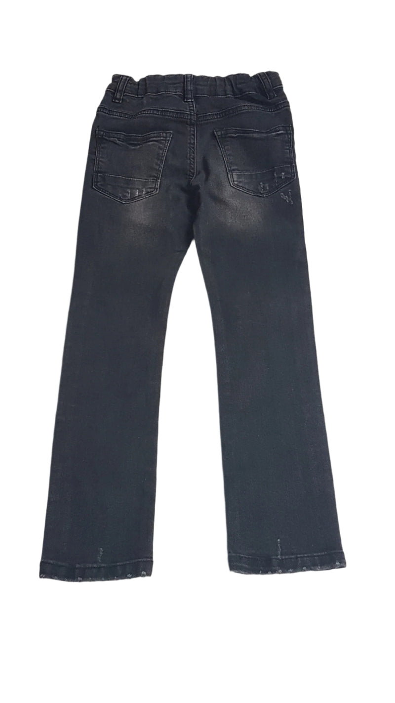 DENIM CO. TRENDI KISFIÚ FARMER ÁLLÍTHATÓ GUMIS DERÉKRÉSSZEL 122