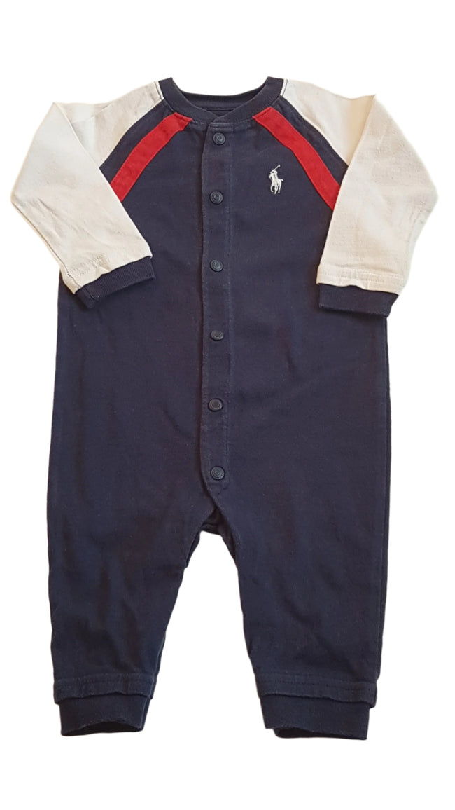 RALPH LAUREN  PRÉMIUM MINŐSÉGŰ KISFIÚ RUGDALÓZÓ 68-74 Hover Image