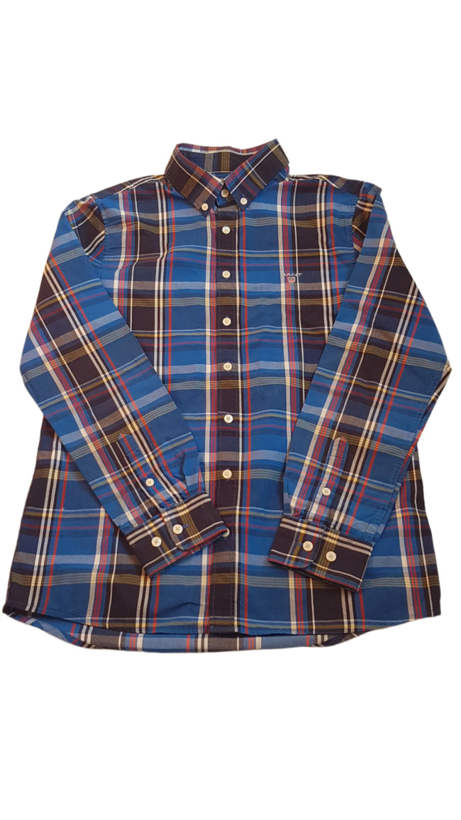 GANT PRÉMIUM MINŐSÉGŰ , KOCKÁS KISFIÚ ING 146-152 Hover Image