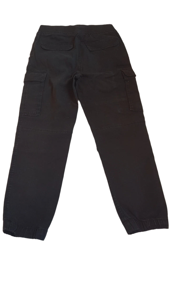 H&M FEKETE  SZÍNŰ, ZSEBES KISFIÚ JOGGER GUMIS DERÉKRÉSSZEL 152 Main Image