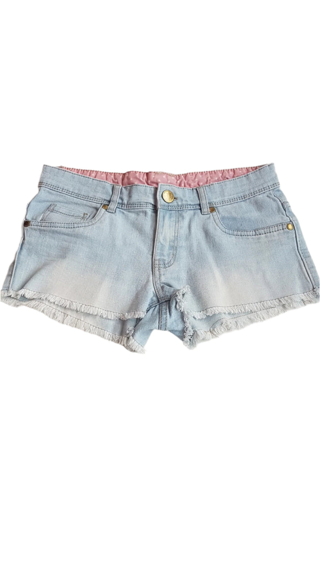 DENIM CO. KOPTATOTT KISLÁNY FARMER RÖVIDNADRÁG  164 Hover Image