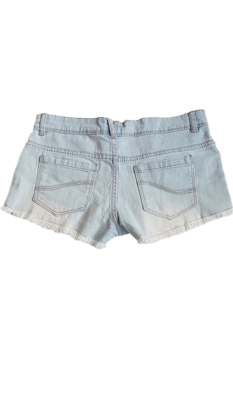 DENIM CO. KOPTATOTT KISLÁNY FARMER RÖVIDNADRÁG  164