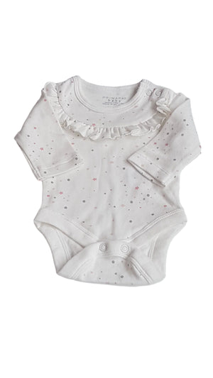 ÚJ PRIMARK FODROS KISLÁNY BODY  50-56