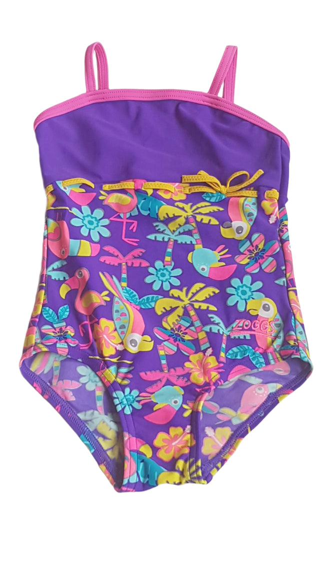 ZOGGS  TROPICAL MINTÁS KISLÁNY FÜRDŐRUHA  92 Hover Image