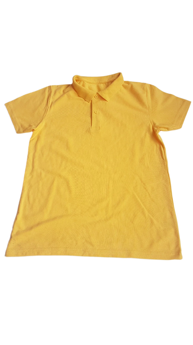 ÚJ SÁRGA SZÍNŰ, GOMBOS GALLÉROS KISFIÚ PÓLÓ 152 Hover Image