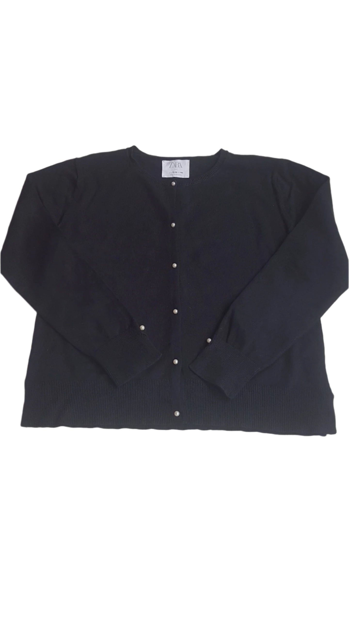 ZARA FEKETE SZÍNŰ, ELEGÁNS KISLÁNY KARDIGÁN  164