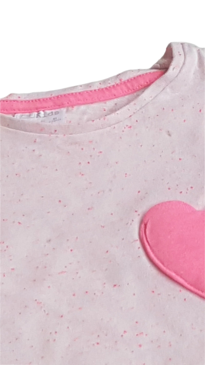 F&F SZÍVES KISLÁNY PÓLÓ 116-122