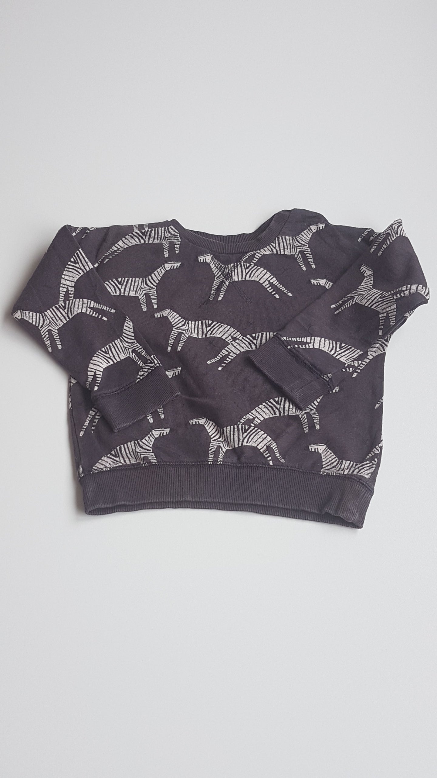 NEXT ZEBRA MINTÁS  UNISEX PULÓVER 92