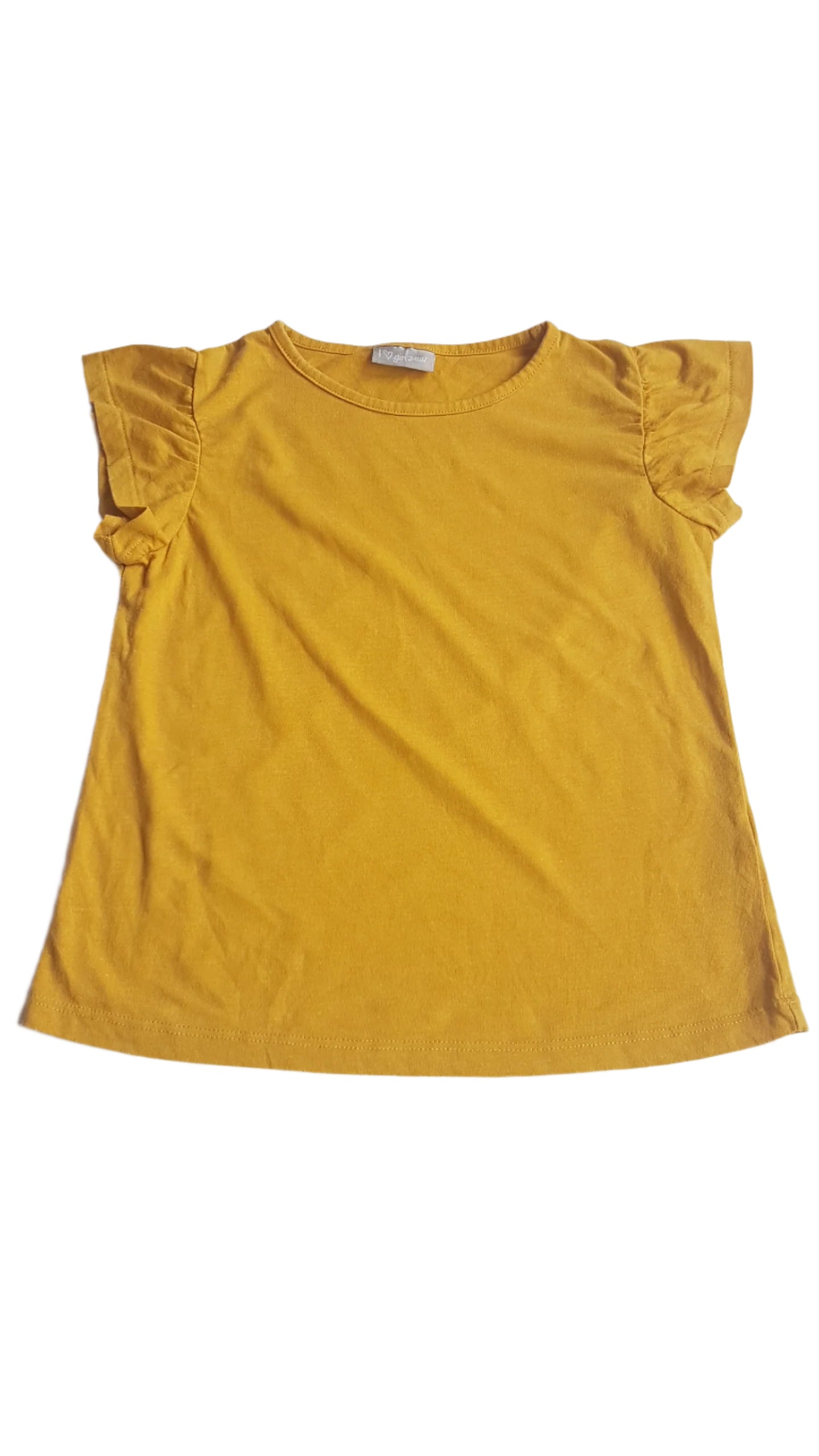 MATALAN MUSTÁR SZÍNŰ KISLÁNY PÓLÓ 134