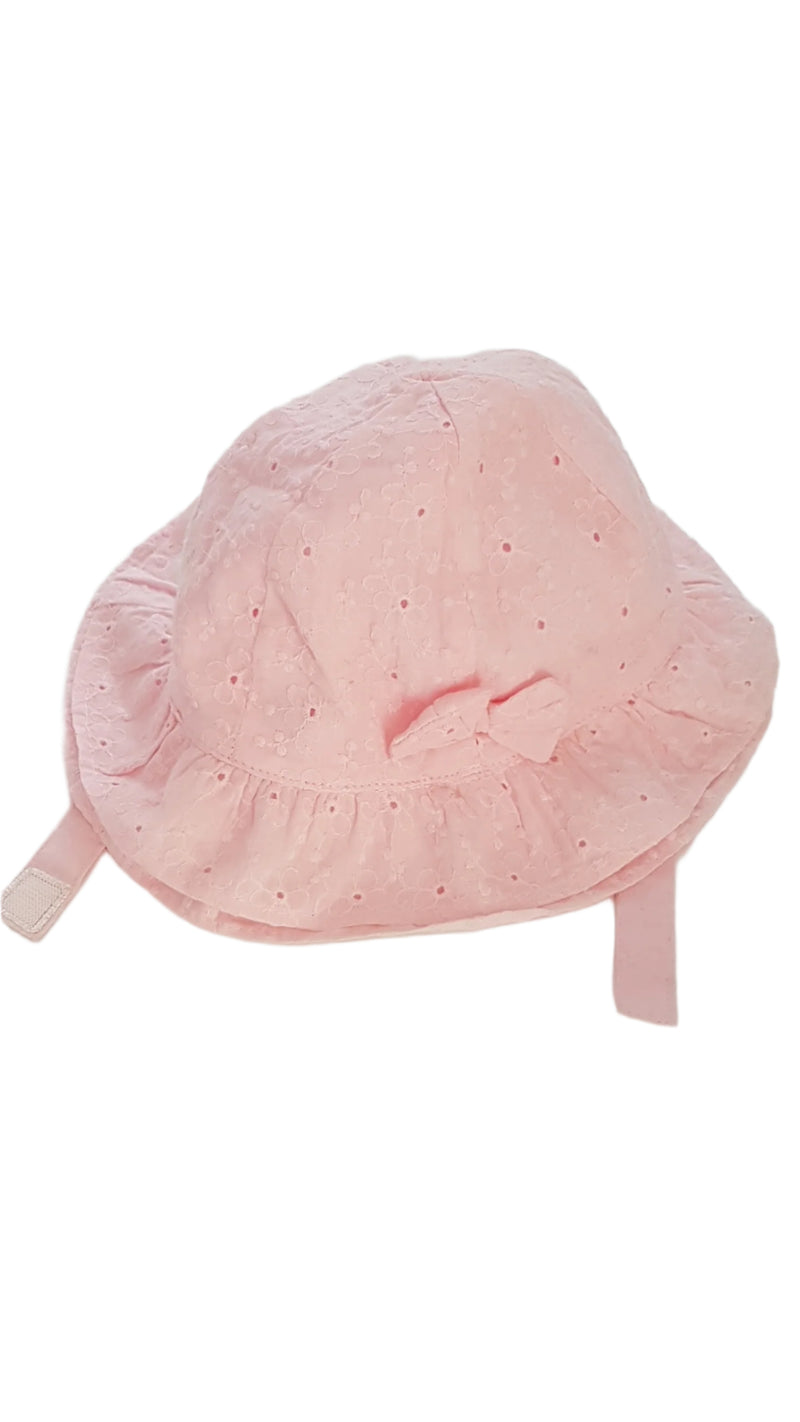 F&F MADEIRÁS, RÓZSASZÍN KISLÁNY KALAP 80-92