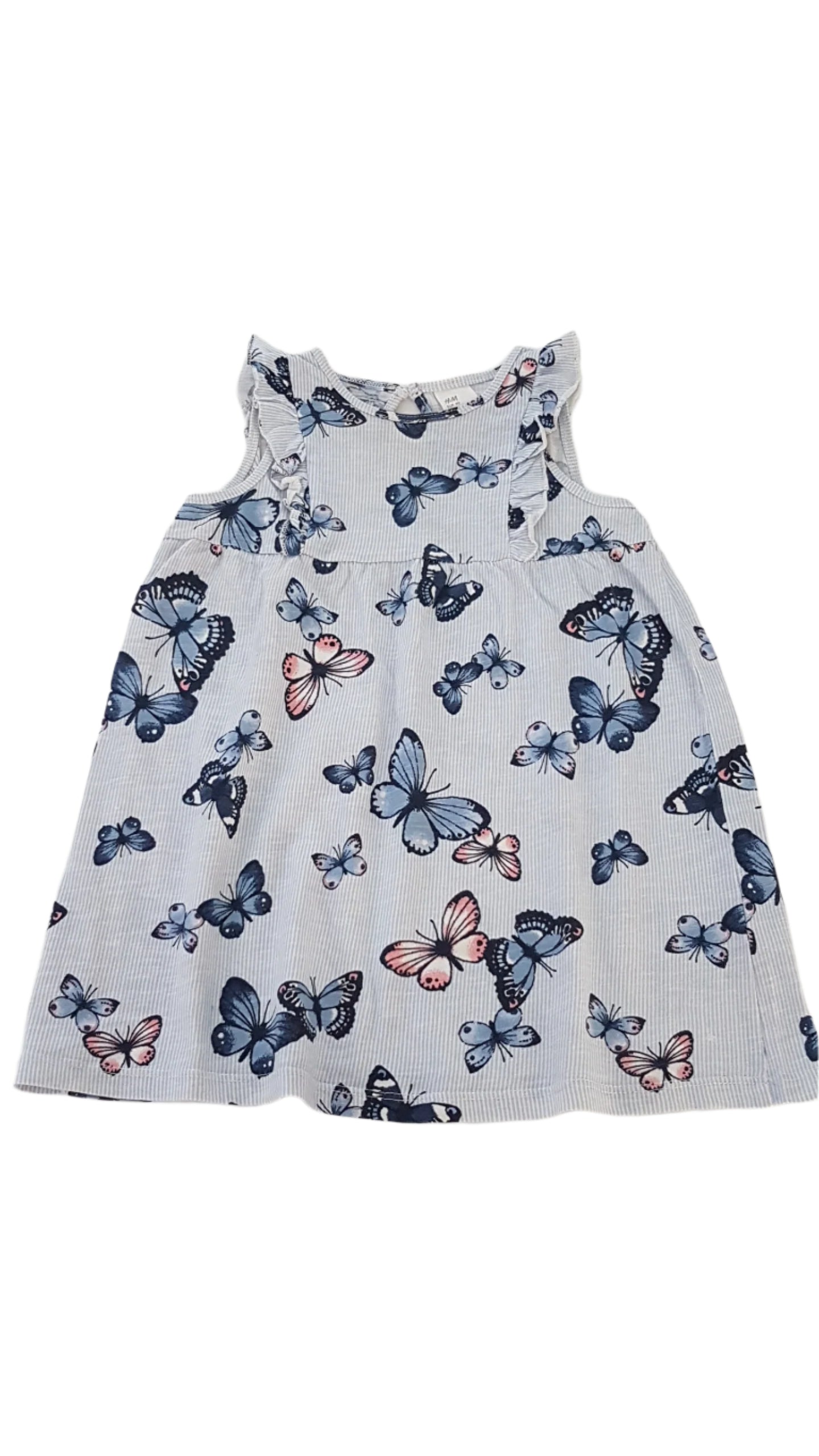 H&M SZÍNES PILLANGÓS  KISLÁNY RUHA 92