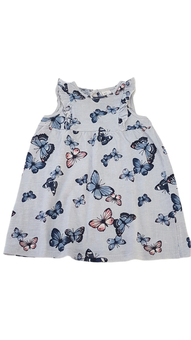 H&M SZÍNES PILLANGÓS  KISLÁNY RUHA 92 Hover Image
