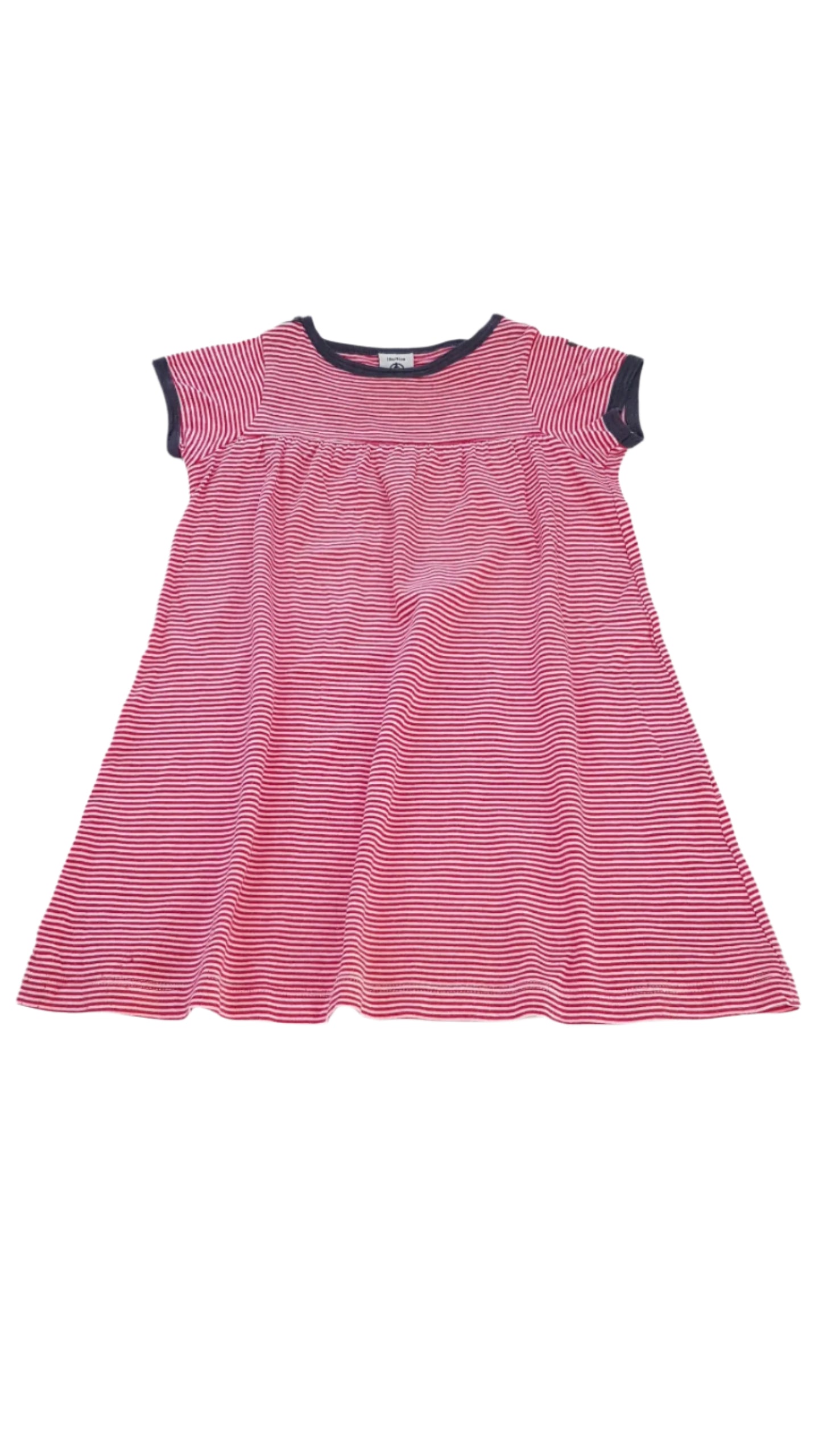 PETIT BATEAU CSÍKOS, PAMUT  KISLÁNY RUHA  80