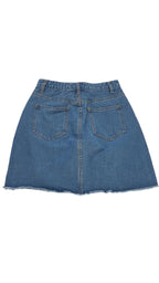 MISSQUIDED DENIM TRENDI FARMER SZOKNYA 164