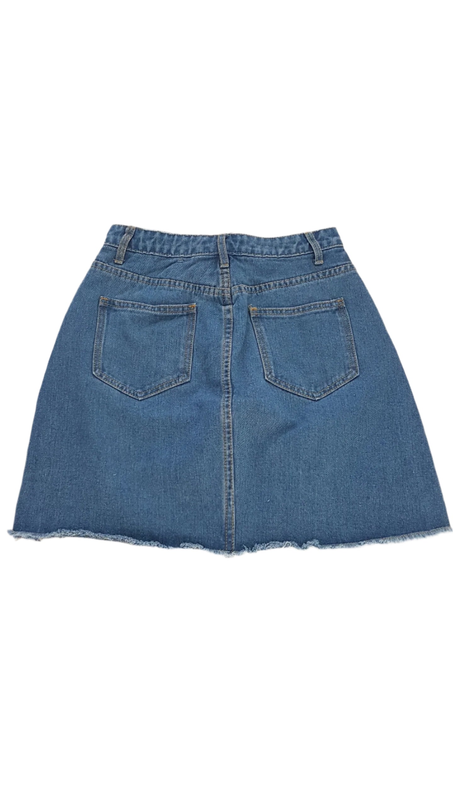 MISSQUIDED DENIM TRENDI FARMER SZOKNYA 164