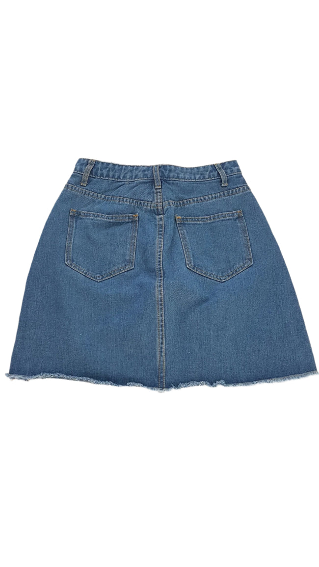 MISSQUIDED DENIM TRENDI FARMER SZOKNYA 164 Main Image