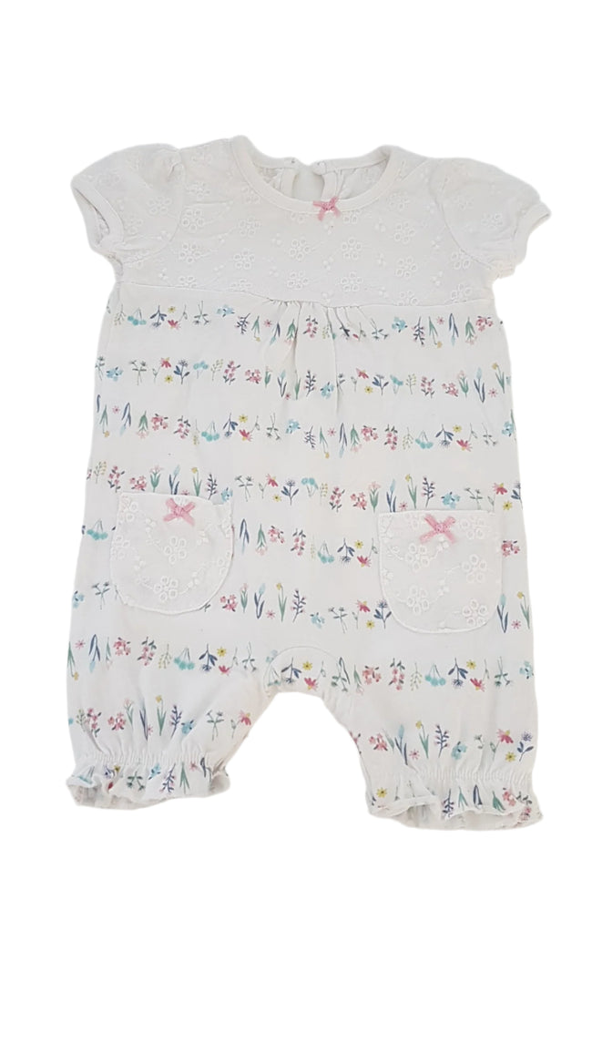 GEORGE MADEIRÁS, VIRÁGOS KISLÁNY PLAYSUIT 56-62 Hover Image