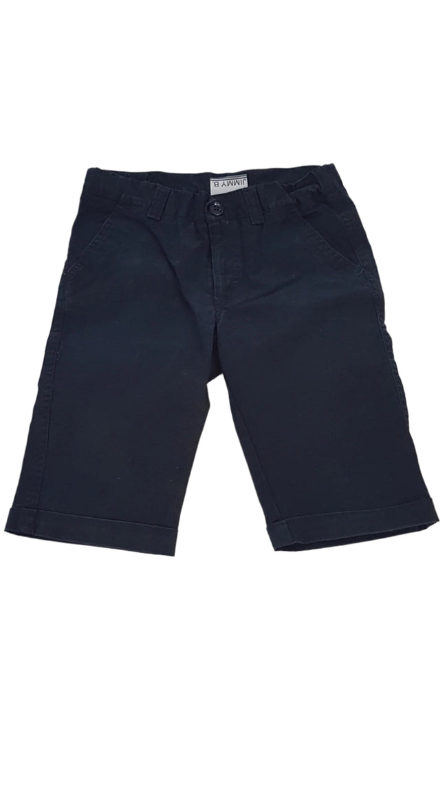 JIMMY B SÖTÉTKÉK ,  ELEGÁNS KISFIÚ BERMUDA ÁLLÍTHATÓ GUMIS DERÉKRÉSSZEL  110-116 Hover Image