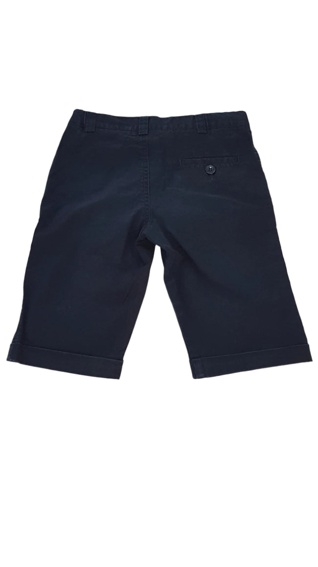 JIMMY B SÖTÉTKÉK ,  ELEGÁNS KISFIÚ BERMUDA ÁLLÍTHATÓ GUMIS DERÉKRÉSSZEL  110-116 Main Image