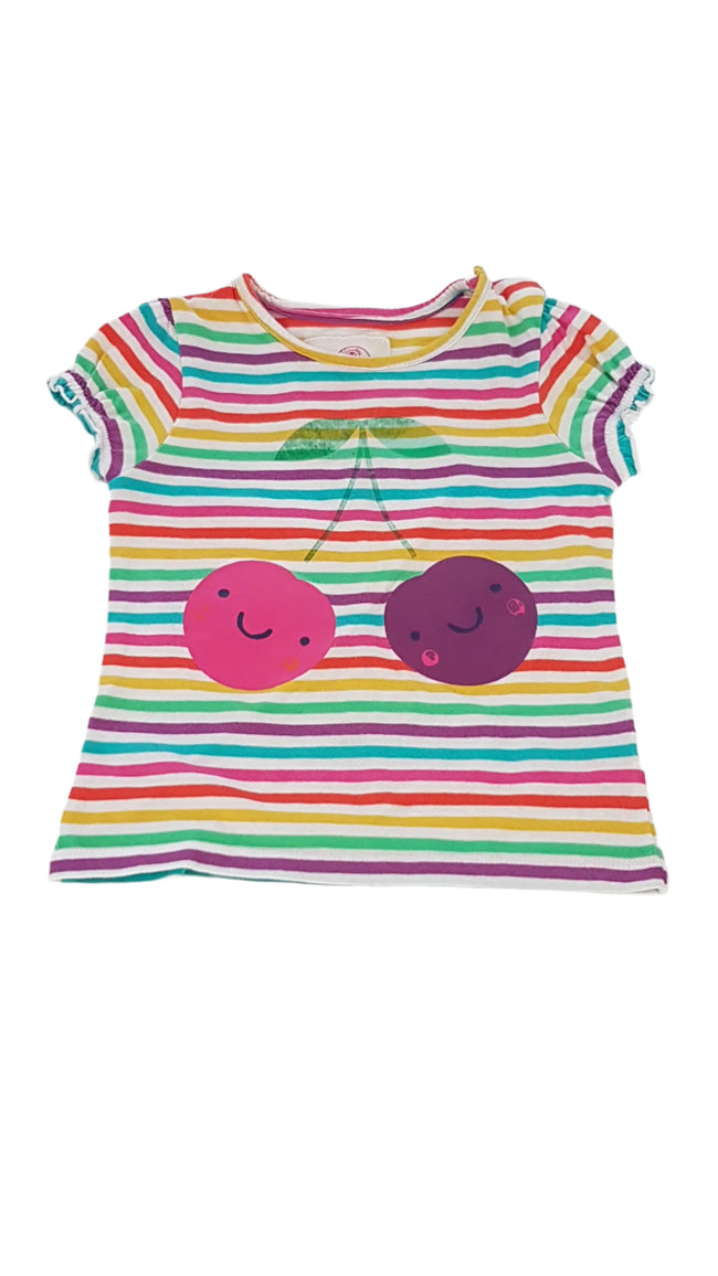 MOTHERCARE VIDÁM CSERESZNYÉS KISLÁNY PÓLÓ  86 Hover Image