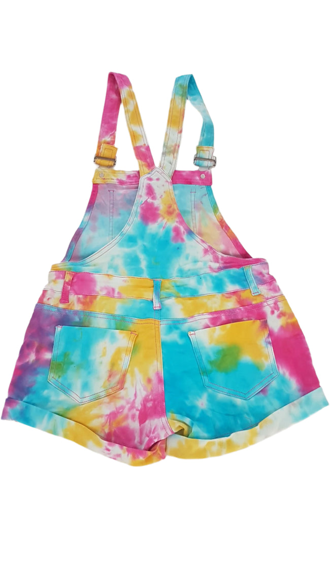 CÍMKÉS DENIM CLUB  BOOHOO SZÍNES, TRENDI, KANTÁROS KISLÁNY  NADRÁG  164-176 Main Image