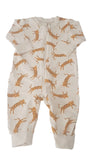 LINDEX BABY LEOPÁRDOS KISFIÚ RUGDALÓZÓ 62-68