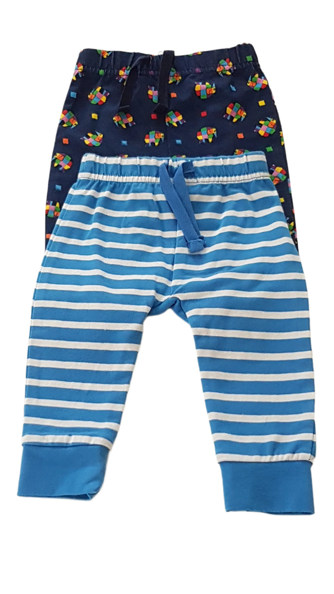 ÚJ JOJO MAMAN BEBE ELEFÁNTOS KISFIÚ NADRÁG SZETT  62 Hover Image
