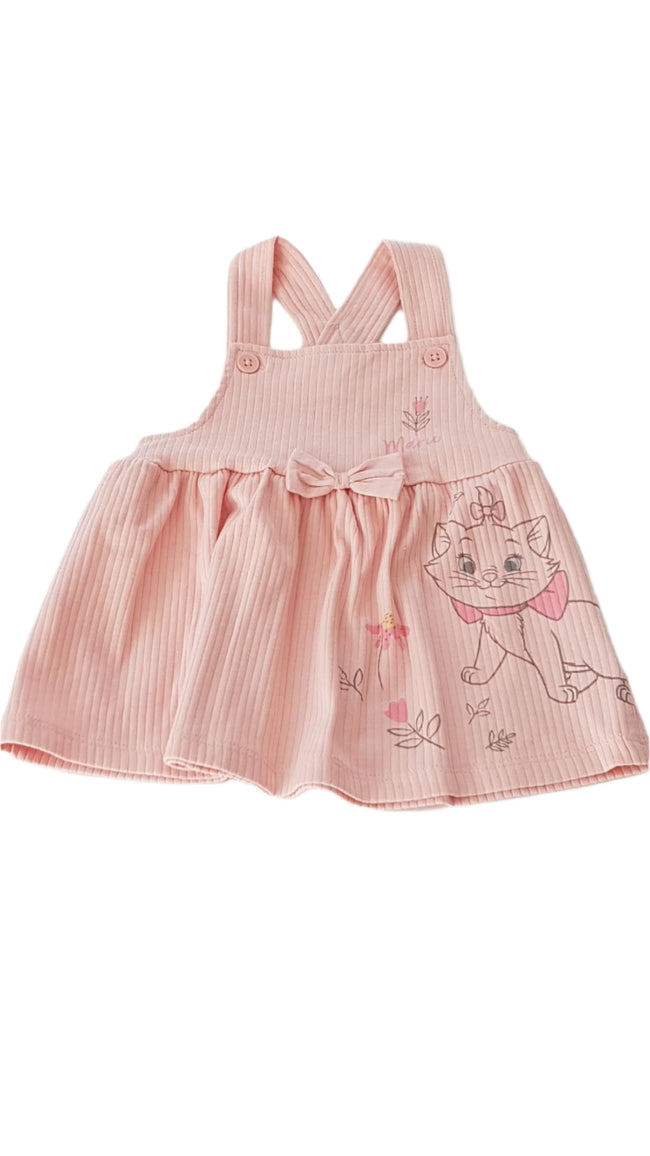 ÚJ PRIMARK DISNEY MARIE CICÁS KISLÁNY RUHÁCSKA 62 Hover Image