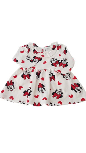 ÚJ DISNEY TÜNDÉRI MINNIE MOUSE , PAMUT KISLÁNY RUHÁCSKA 62