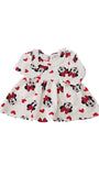 ÚJ DISNEY TÜNDÉRI MINNIE MOUSE , PAMUT KISLÁNY RUHÁCSKA 62