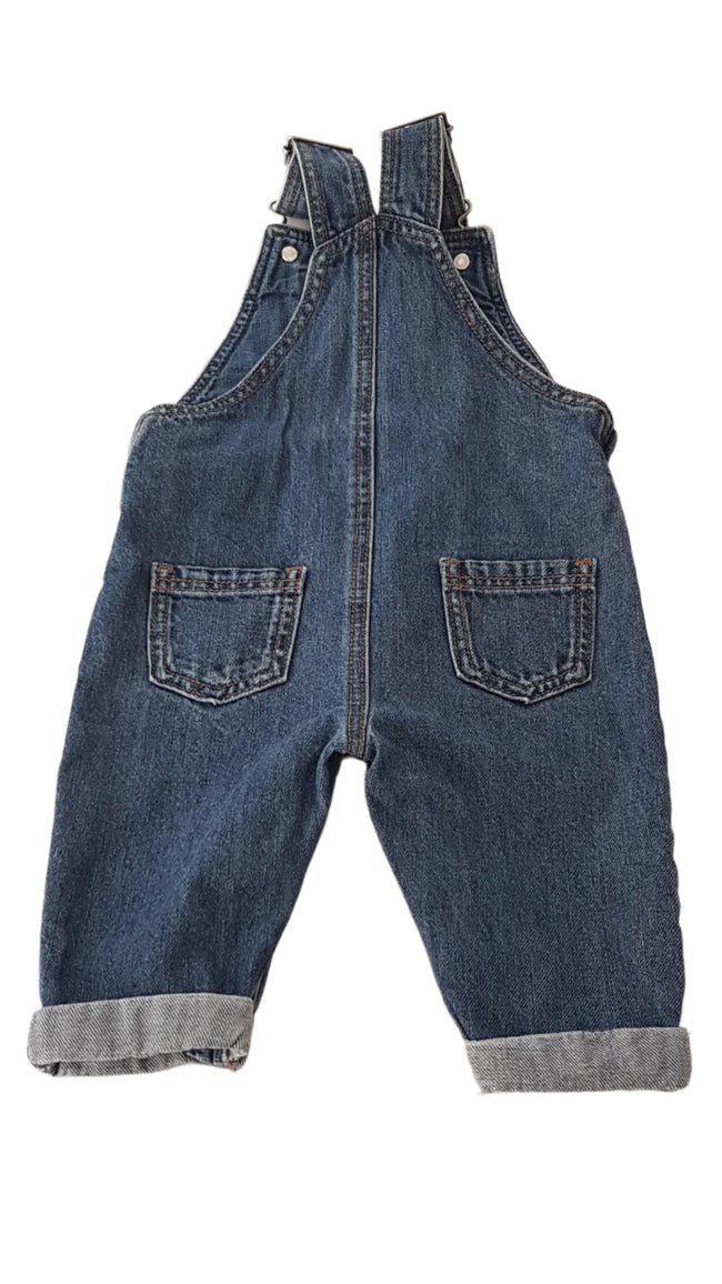 ÚJ M&S VAGÁNY, KANTÁROS KISFIÚ FARMERNADRÁG  68 Main Image