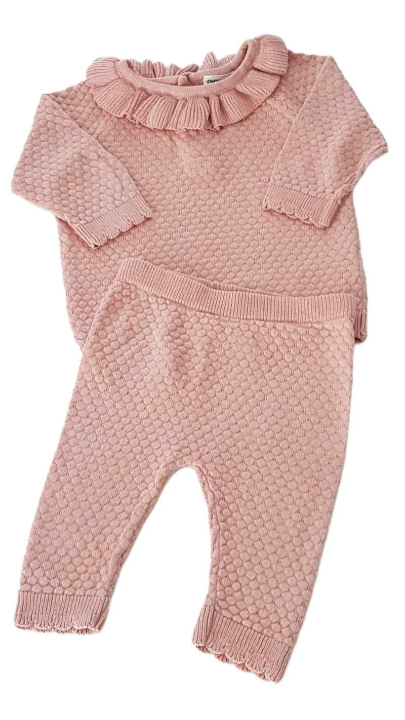 F&F PÚDER SZÍNŰ KISLÁNY SZETT  62