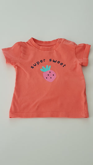 ÚJ M&S EPRES, SUPER SWEET FELIRATOS KISLÁNY PÓLÓ 68