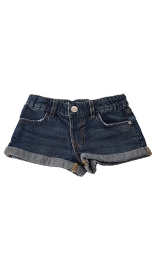 DENIM CO. KISLÁNY FARMER SHORT ÁLLÍTHATÓ GUMIS DERÉKRÉSSZEL 104