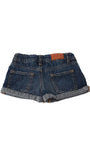 DENIM CO. KISLÁNY FARMER SHORT ÁLLÍTHATÓ GUMIS DERÉKRÉSSZEL 104
