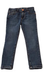 DENIM CO.SKINNY KOPTATOTT KISLÁNY FARMERNADRÁG ÁLLÍTHATÓ DERÉKRÉSSZEL 116