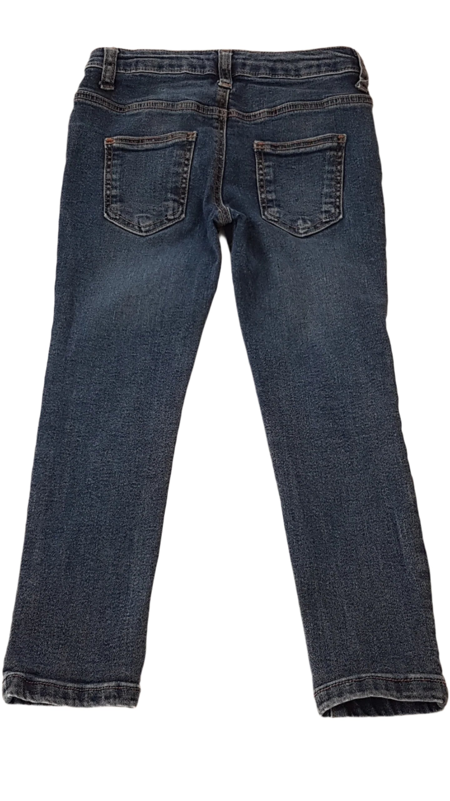 DENIM CO.SKINNY KOPTATOTT KISLÁNY FARMERNADRÁG ÁLLÍTHATÓ DERÉKRÉSSZEL 116